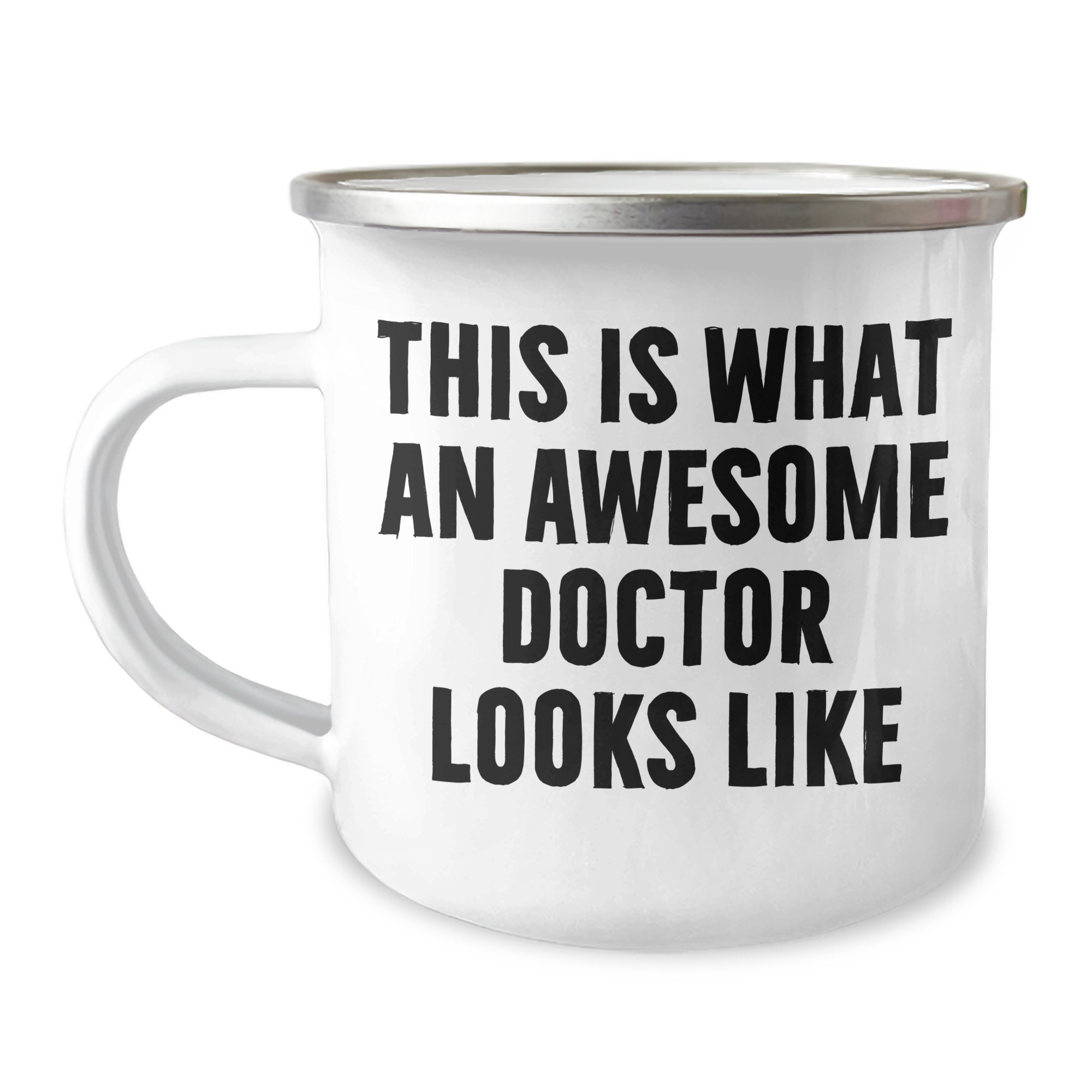 Funny Doctor Gifts for Him - This Is What An Awesome Doctor Looks Like, Camping Mug for Father's Day from Men - Image 1