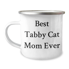 Tabby Cat Mom Ever's Funny Camping Mug Gifts for Men on Father's Day - Gifts from Family - Image 1