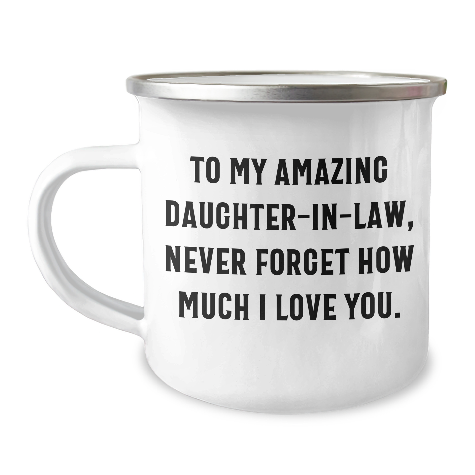 Daughter-in-law Gifts, To My Amazing Daughter-in-law, Funny Camping Mug for Graduation, Gifts from Dad, Daughter-in-law's Special Occasion - Image 1