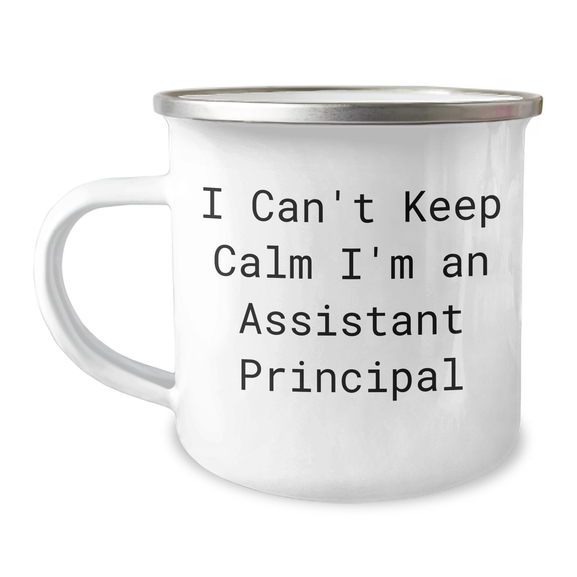 Funny Assistant Principal Gifts from Friends - I Can't Keep Calm I'm An Assistant Principal Camping Mug for Assistant Principal Graduation Unique Gifts - Image 1