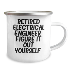 Empowering Electrical Engineers 'Figure It Out Yourself' Camping Mug, Gifts from Family to Men, Perfect Graduation Unique Gifts - Image 2