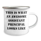 Awesome Assistant Principal Gifts for Men - This Is What An Awesome Assistant Principal Looks Like Camping Mug, Father's Day Unique Gifts from Friends - Image 2