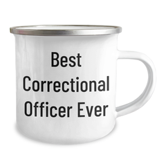 Funny Correctional Officer Gifts Best Ever Quotes, Correctional Officer Camping Mug for Men Friends Coworkers Family, Gifts from Men Women Friends Coworkers Family, Unique Graduation Gift - Image 2
