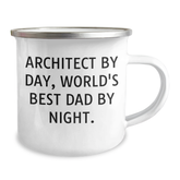 Architect Gifts, Camping Mug, Funny Quote, Father's Day Unique Gifts from Men to Architect - Image 2
