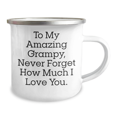 Funny Grampy Gifts for Men, To My Amazing Grampy, Camping Mug for Graduation, Gifts from Family, Grampy Love - Image 2
