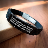 Urban Planner Humor Glide lock Clasp Bracelet, Funny Quote Gift for Men, Gifts from Dad to Urban Planner, Unique Father's Day Unique Gifts - Image 2