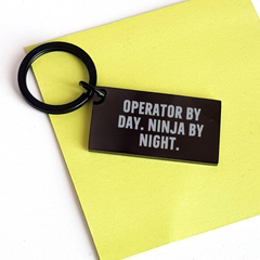 Operator Gifts, Operator Keychain, Funny Quote, Father's Day Unique Gifts from Men to Operator - Image 3