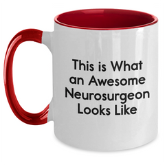Funny Neurosurgeon Gifts from Friends and Family - Two Tone Coffee Mug for Graduation - Main