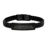 CPA Gifts from Friends, Inspirational Interlaced Leather Bracelet, Funny Quote, Birthday Unique Gifts for Men or Women, Enjoyable CPA Appreciation - Image 1