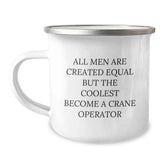Crane Operator Gifts from Men - Funny Valentine's Unique Gifts for Him - Crane Operator Lover Camping Mug - Perfect for Crane Operator Enthusiasts - Image 1