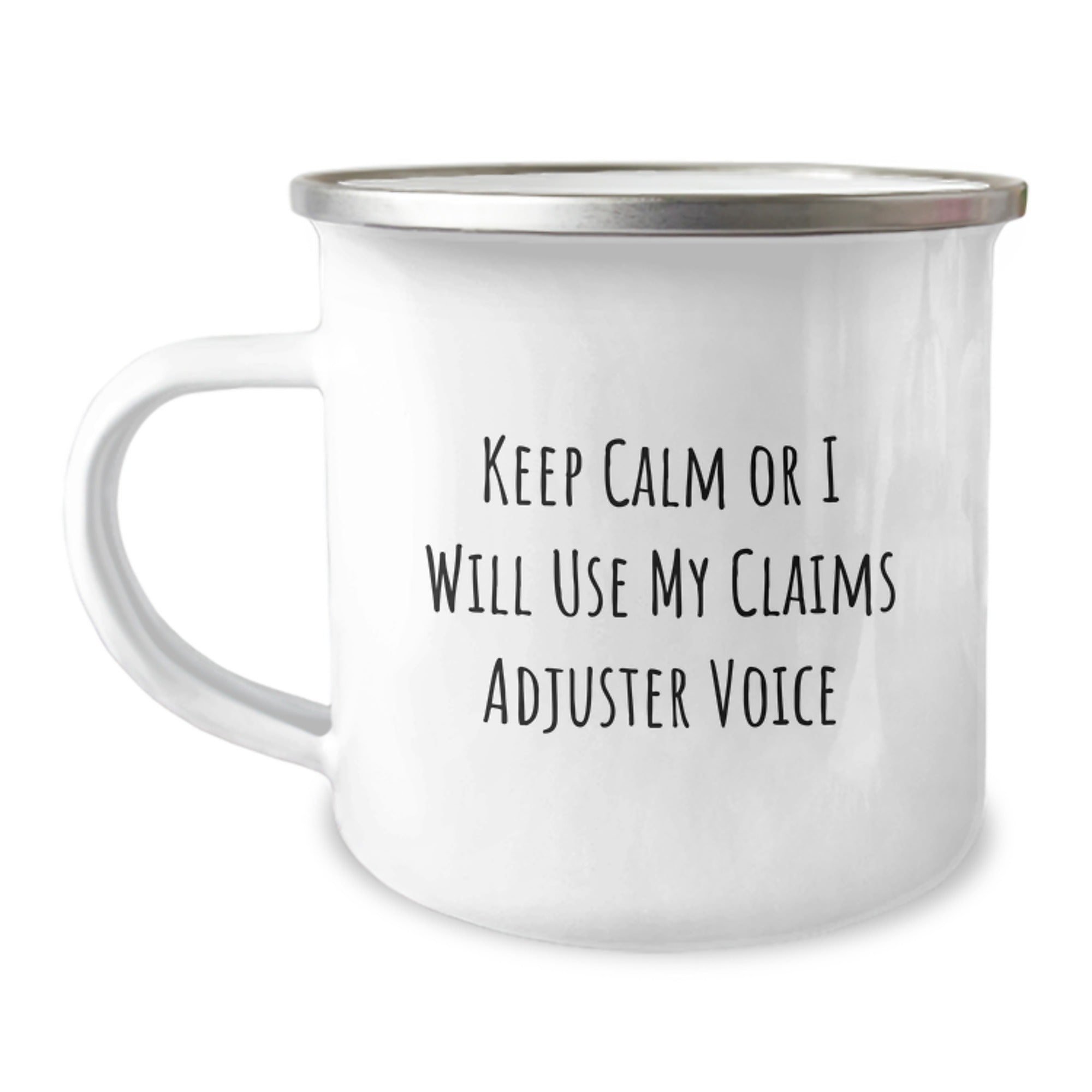 Funny Claims Adjuster Gifts from Men to Women, Keeps Calm Or I Will Use My 'Tough' Claims Adjuster Voice Valentine's Unique Gifts for Claims Adjuster Friends - Image 1