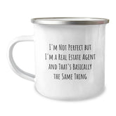 Funny Quotes Gifts from Real Estate Agent Friends, Unique Christmas Real Estate Agent Agent Gifts, Camping Mug for Real Estate Agent Men - Image 1