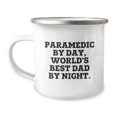 Funny Rescue Worker Gifts from Men to Rescue Worker - Camping Mug Rescue Worker By Day World's Best Dad Night - Image 1