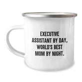 Executive Assistant Gifts from Family - Funny Camping Mug for Christmas Unique Gifts - Image 1