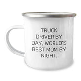 Truck Driver Gifts from Family, Funny Camping Mug for Truckers, Christmas Unique Presents - Image 1
