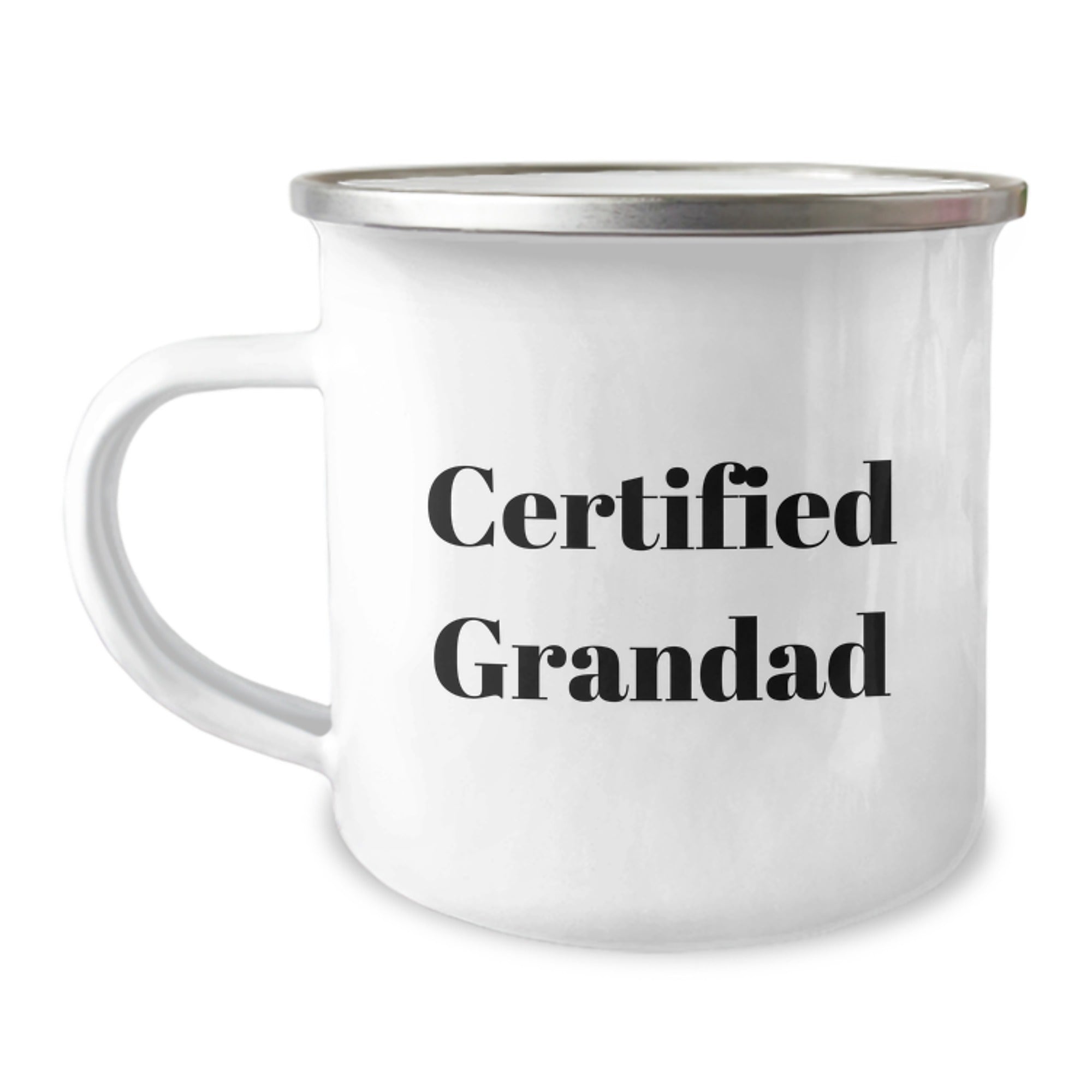 Funny Grandad Gifts for Graduation - Camping Mug for Men, Funny Quote from Certified Grandad, Gifts from Family - Gifts for Grandad - Image 1