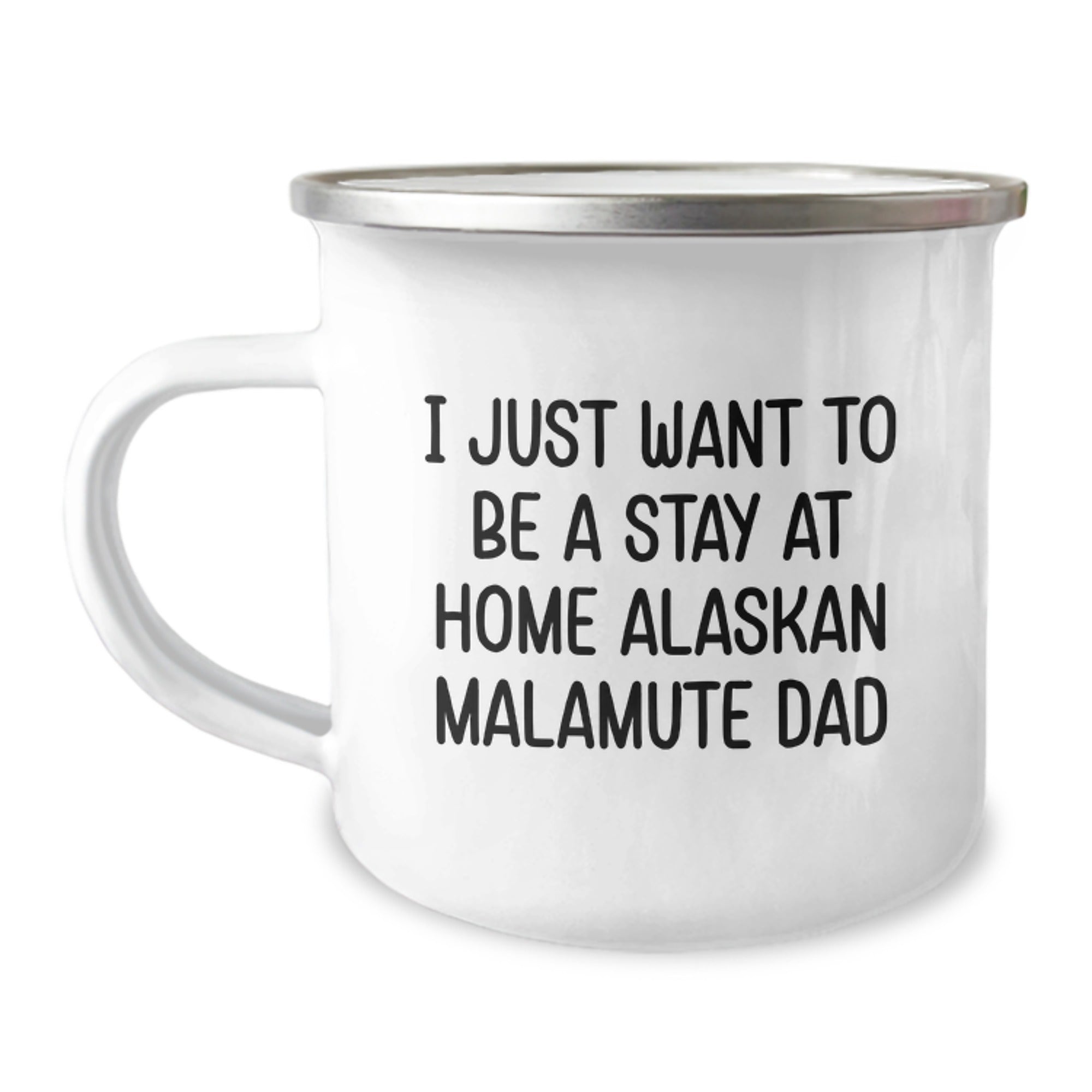 Alaskan Malamute Dog Lover Gifts from Friends to Men - Funny Camping Mug for Stay at Home Dad Graduation Unique Gifts - Image 1