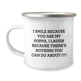 Funny Camping Mugs for Poppa - Gift from Family - Birthday Unique Presents for Men - Image 1