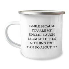 Funny Uncle Gifts, Camping Mug for Uncle, Unique Christmas Unique Gift Idea from Family - Image 1