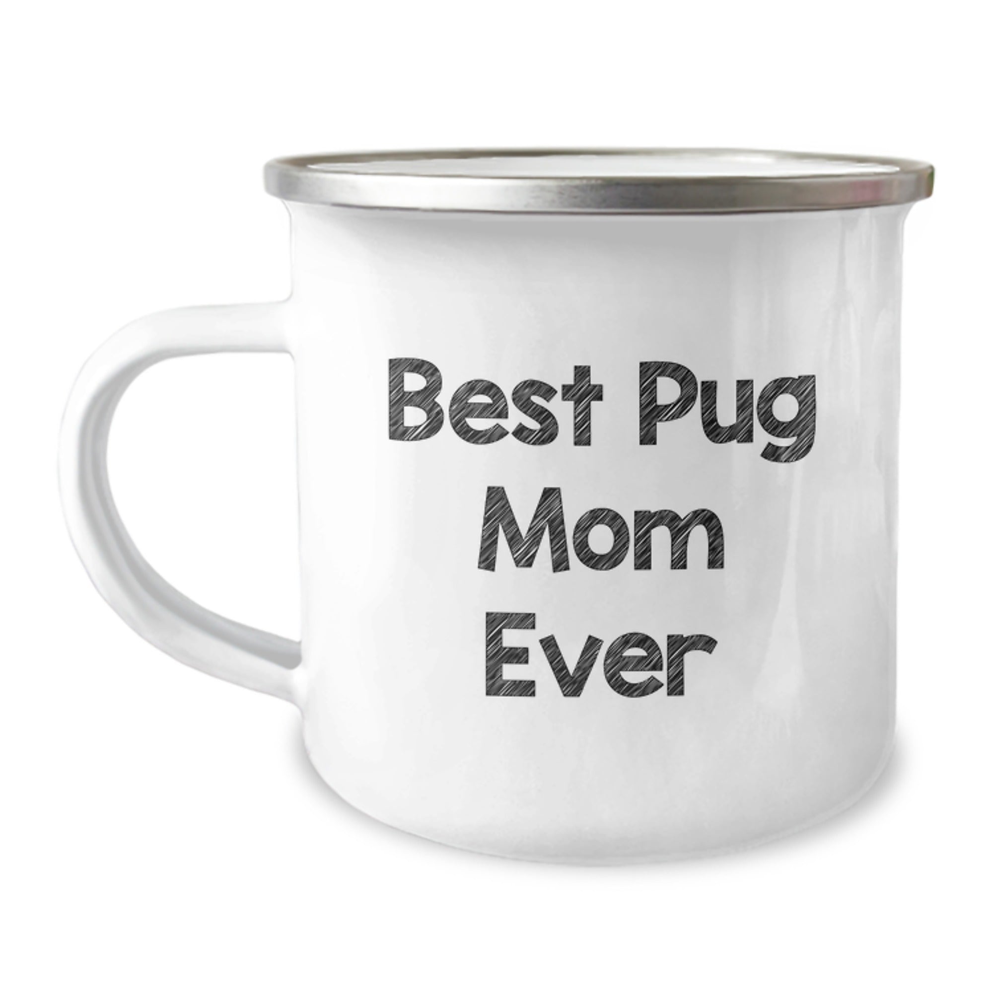 Funny Pug Dog Camping Mug Gifts for Pug Mom from Family, Best Pug Mom Ever Quote Birthday Unique Gifts for Pug Dog Owners - Image 1