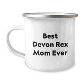 Funny Devon Rex Cat Mom Gifts from Friends for Camping Mug Graduation Unique Gifts - Image 1
