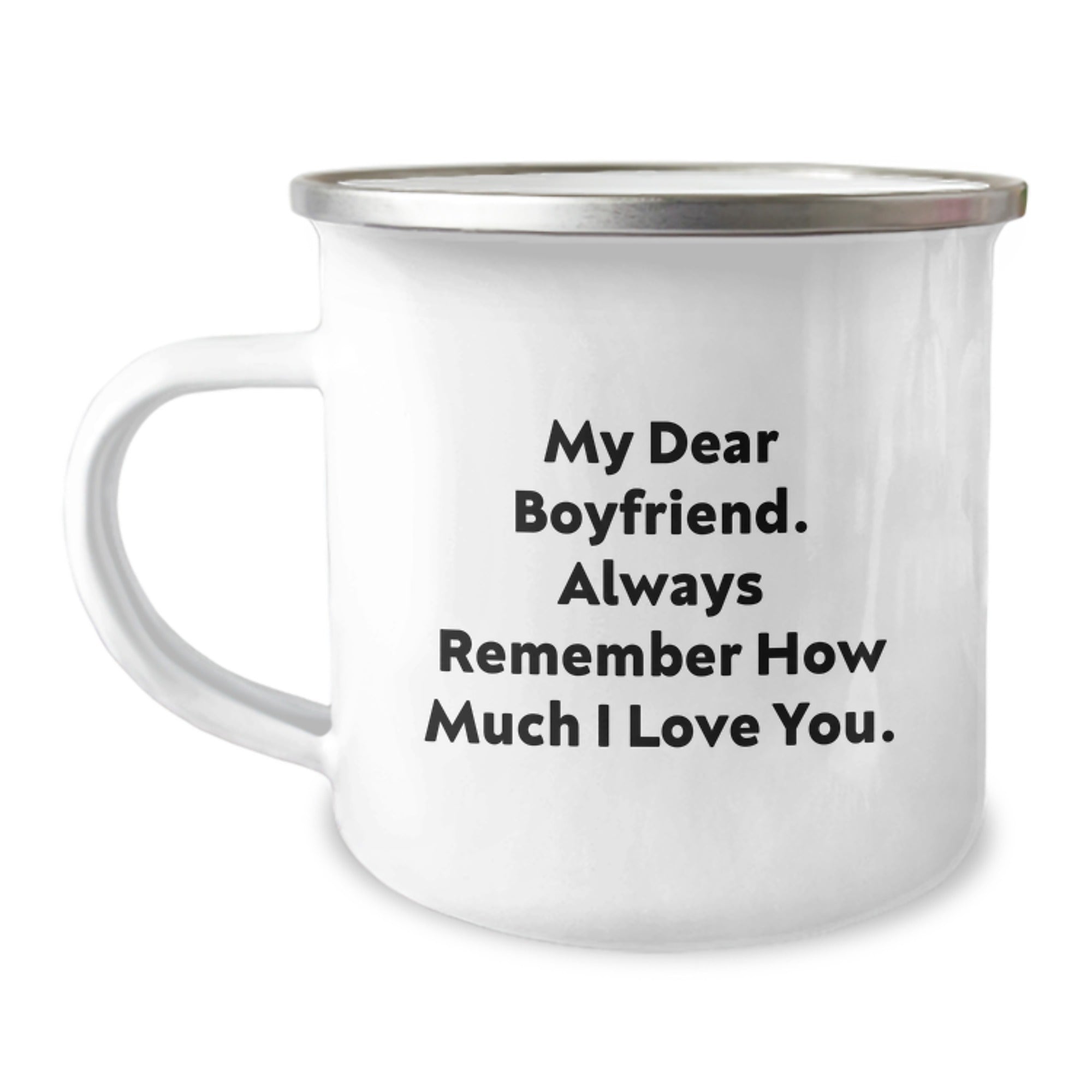 Funny Sweetheart Gifts for Him, My Dear Sweetheart Always Remember How Much I Love You, Christmas Unique Camping Mug - Image 1