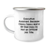 Executive Assistant Christmas Unique Gift Ideas - Funny Camping Mug for Coworkers - Gifts from Friends and Family - Image 1
