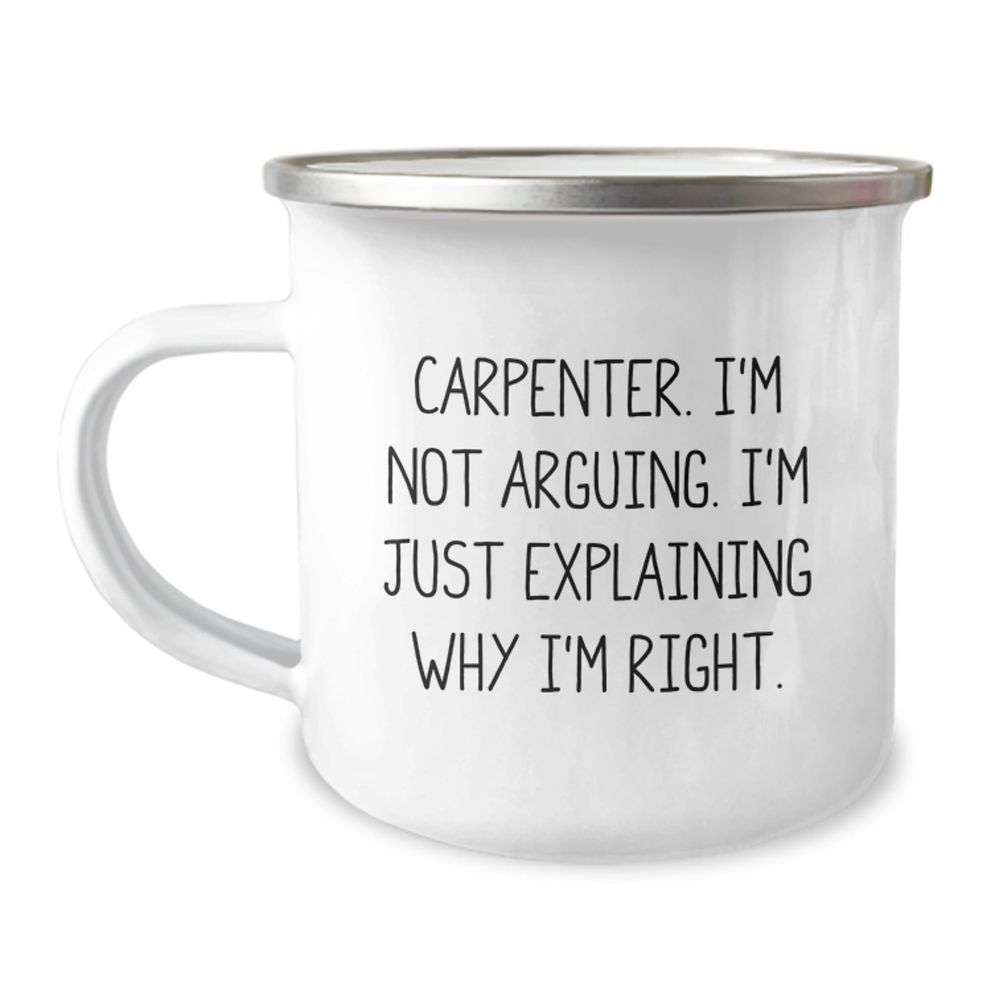 Funny Carpenter Gifts from Friends for Christmas Unique Camping Mugs - Image 1