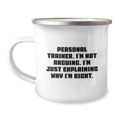 Funny Personal Trainer Quotes Gifts for Men from Friends Christmas Unique Mugs - Image 1