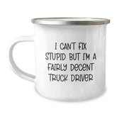 Funny Truck Driver Camping Mug Gifts from Friends for Men on Christmas Unique - Image 1