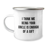 Funny Uncle Gifts for Him Birthday Present Ideas Unique Camping Mugs Gifts from Family for Uncle Men - Image 1