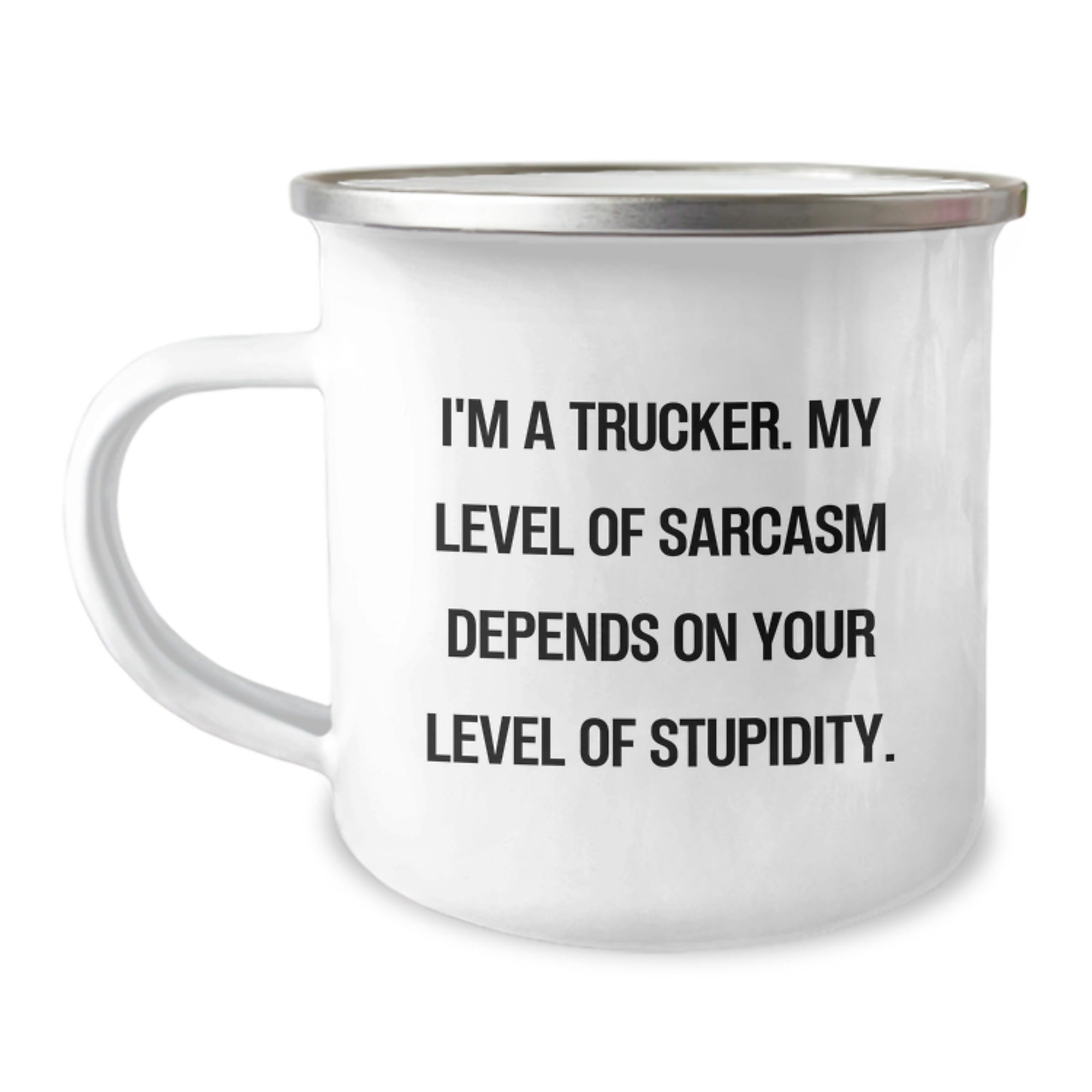 Funny Camping Mug for Trucker Friends, Gift Ideas from Family, Funny Christmas Unique Gifts for Him - Image 1