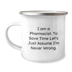 Funny Pharmacist Mug Gifts for Men - I Am A Pharmacist Sarcasm Christmas Unique Gifts from Friends for Him - Image 1