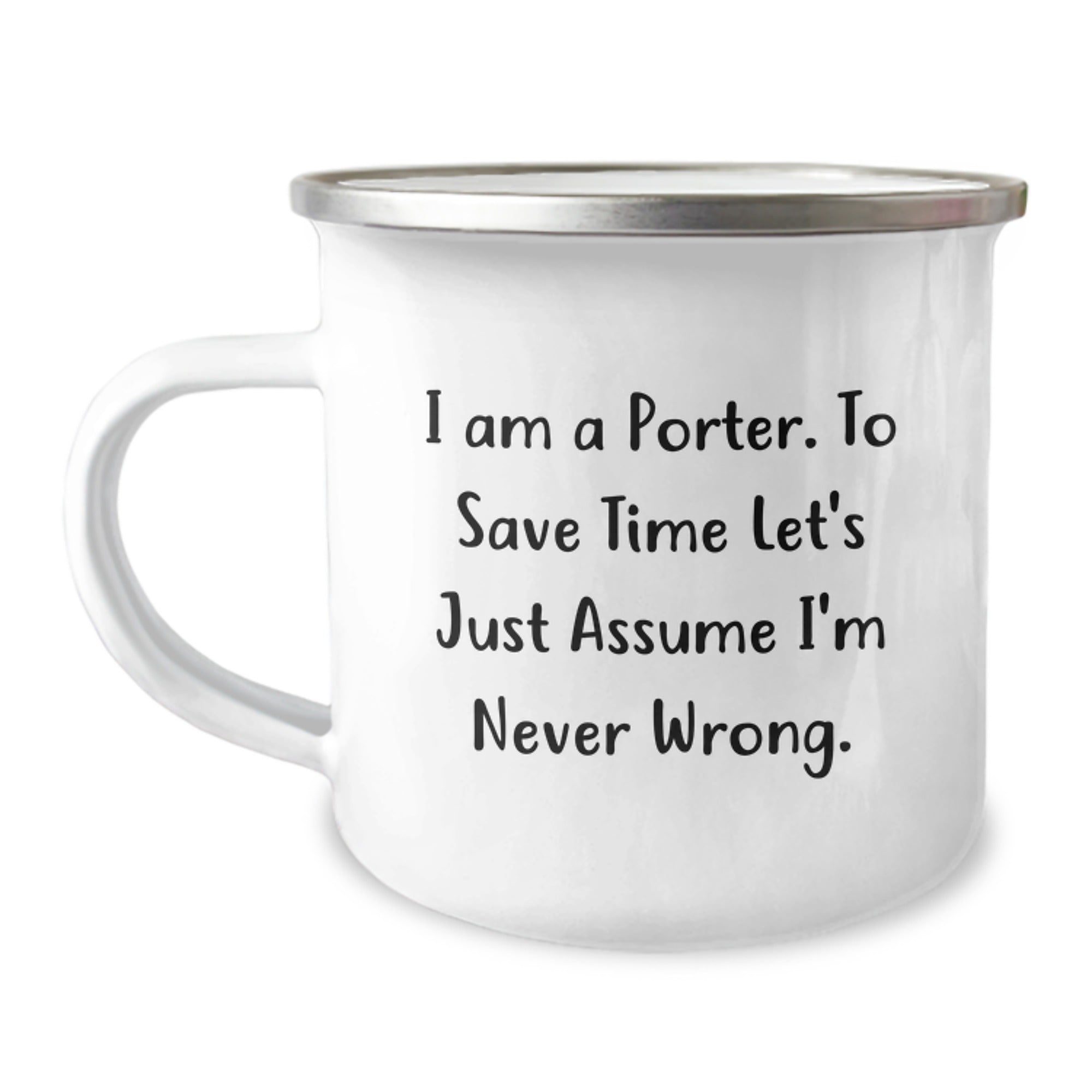 Funny Porter Gifts from Friends and Family - Camping Mug for Porters at Christmas - Image 1