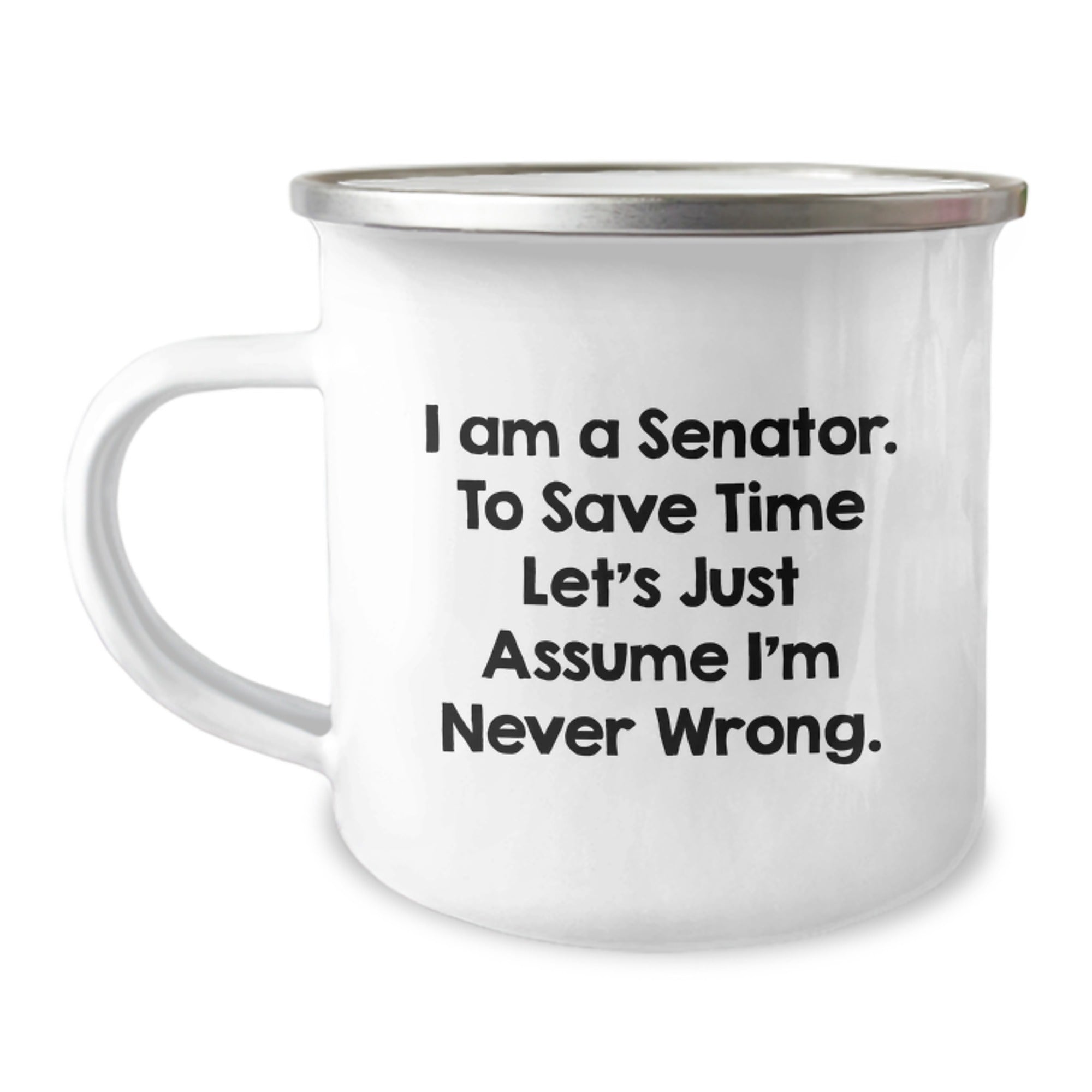 Funny Senator Gifts for Him - Gifts from Friends to Senator Men - I Am A Senator Camping Mug - Christmas Unique Gifts - Image 1