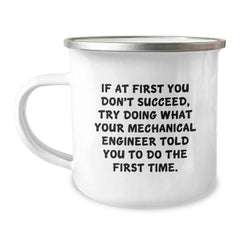Mechanical Engineer Christmas Funny Mugs Gifts from Men to Friends, Inspirational Quotes for Men, Funny Camping Mugs for Men, Unique Christmas Unique Gifts for Him - Image 1