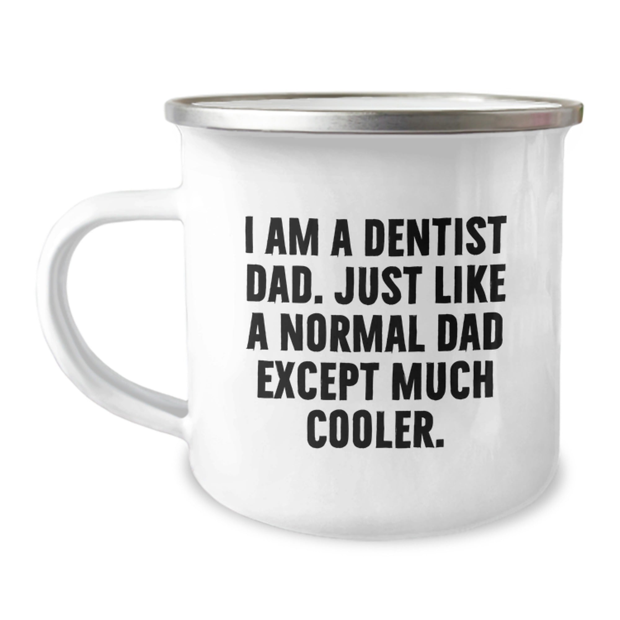 Dentist Gifts from Family - Funny Camping Mug for Men - I Am A Dentist Dad, Gifts for Dentist Graduation Unique - Image 1