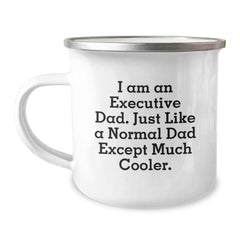Funny Executive Dad Camping Mug Gifts for Executive Men Unique Christmas Unique Gifts from Dad to Executive - Image 1
