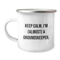 groundskeeper Gifts: Funny Quote Camping Mug for groundskeeper Birthday, Gifts from Men to Friends, Perfect for groundskeeper Enthusiasts - Image 1