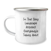 Funny Landscape Architect Camping Mug Gifts for Friends from Men, Unique Birthday Unique Gifts for Landscape Architect Enthusiasts, Funny Camping Mug for Landscape Architect - Image 1