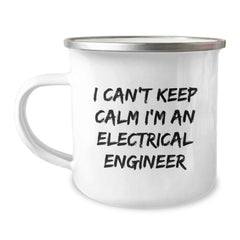 Funny Electrical Engineer Gifts from Friends - I Can't Keep Calm I'm An Electrical Engineer Mugs for Men on Christmas Unique Gifts - Image 1
