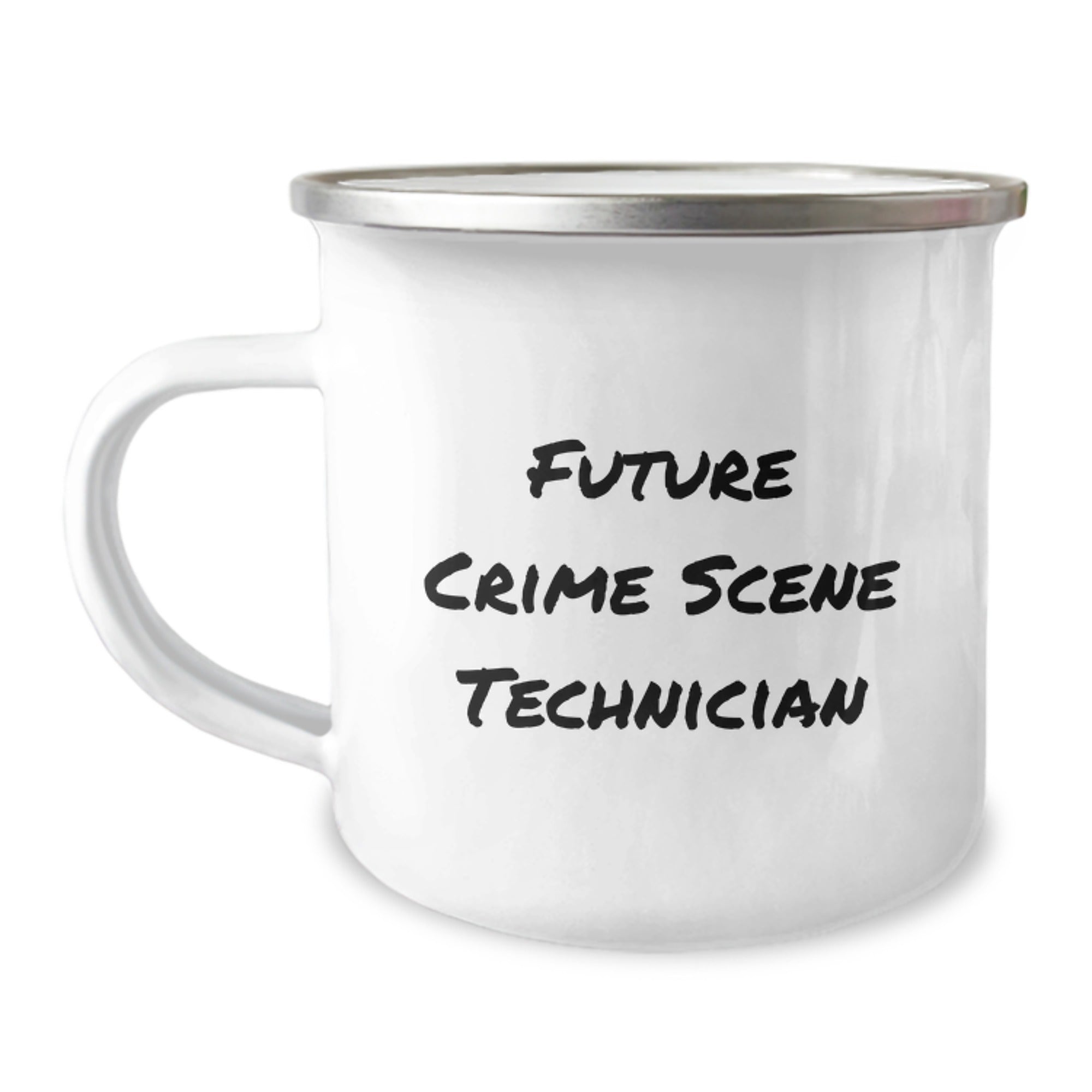 Funny Crime Scene Technician Gifts from Men to Friends - Camping Mug - Future Crime Scene Technician Christmas Unique Gifts - Image 1