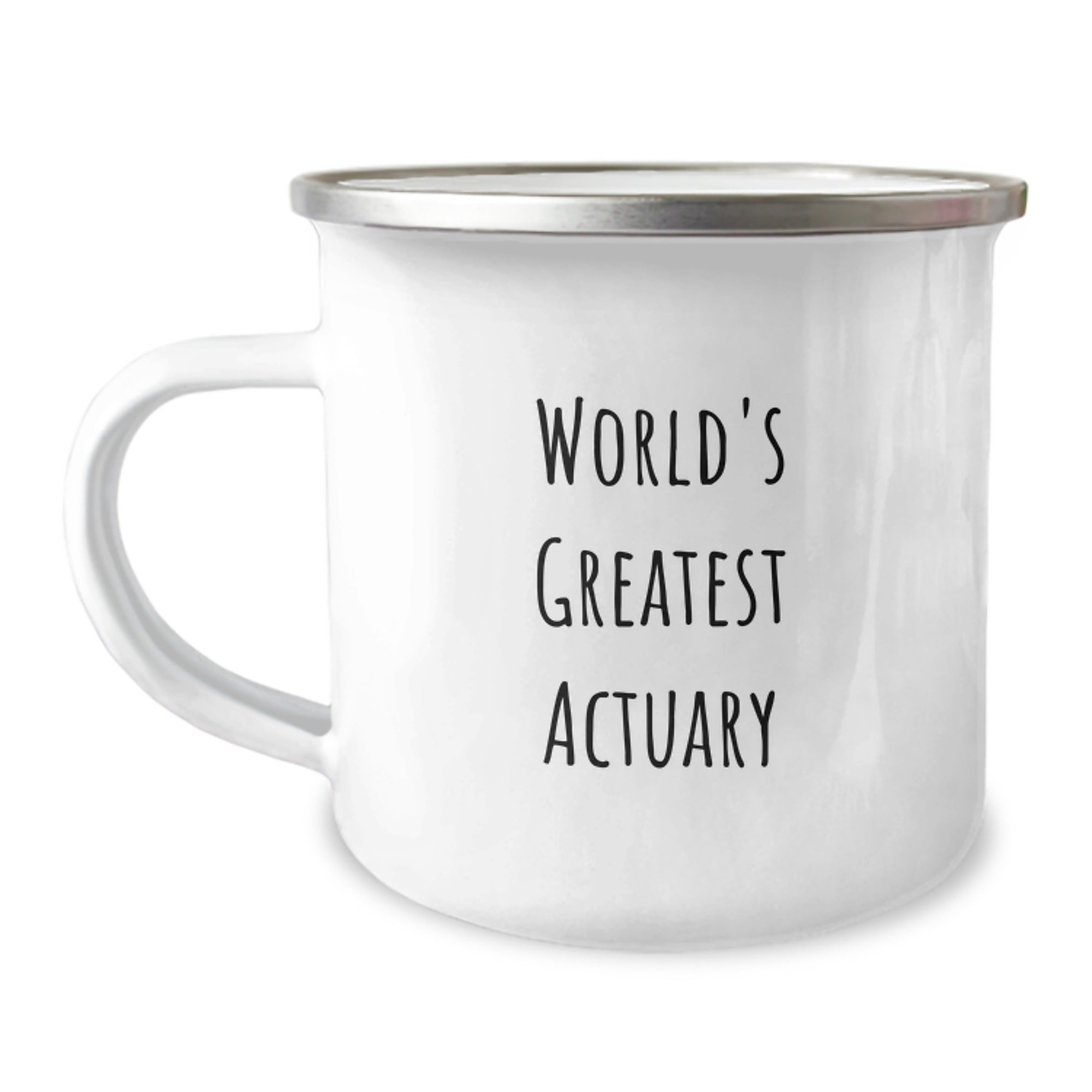 Funny Actuary Gifts for Men, Unique Camping Mug from World's Greatest Actuary, Christmas Unique Gifts for Actuary Friends - Image 1
