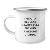 Funny Gramps Camping Mug Gifts for Men Unique Birthday Presents from Family, Friends, and Coworkers - Image 1