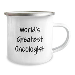 Gifts from Friends and Family, World's Greatest Oncologist Quote, Funny Camping Mug for Oncologists, Unique Christmas Unique Gifts for Men, Funny Oncologist Gifts - Image 2