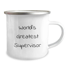 Funny Supervisor Gifts from Friends for Christmas Unique Mugs World's Greatest Supervisor - Image 2