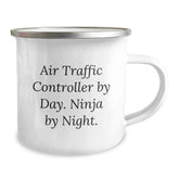 Air Traffic Controller Ninja Gifts for Men from Family - Funny Camping Mug for Graduation - Image 2