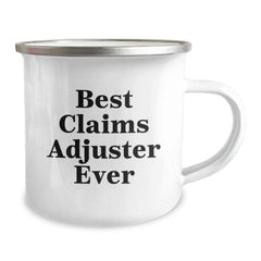 Funny Claims Adjuster Gifts from Friends, Best 'I'm the Claims Adjuster' Camping Mug, Birthday Unique Gifts for Claims Adjuster - Image 2