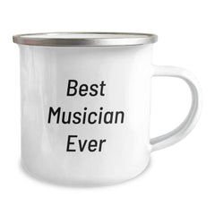 Funny Musician Gifts from Friends - 'Best Musician Ever' Quote on Camping Mug for Men or Women Graduation - Image 2