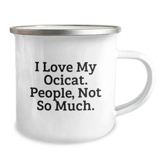 Ocicat Lovers Unite Funny Camping Mug Gifts from Friends to Family for Birthday - Image 2